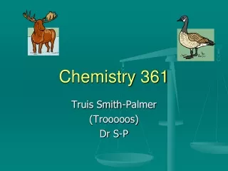 Chemistry 361