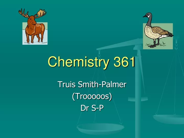 chemistry 361