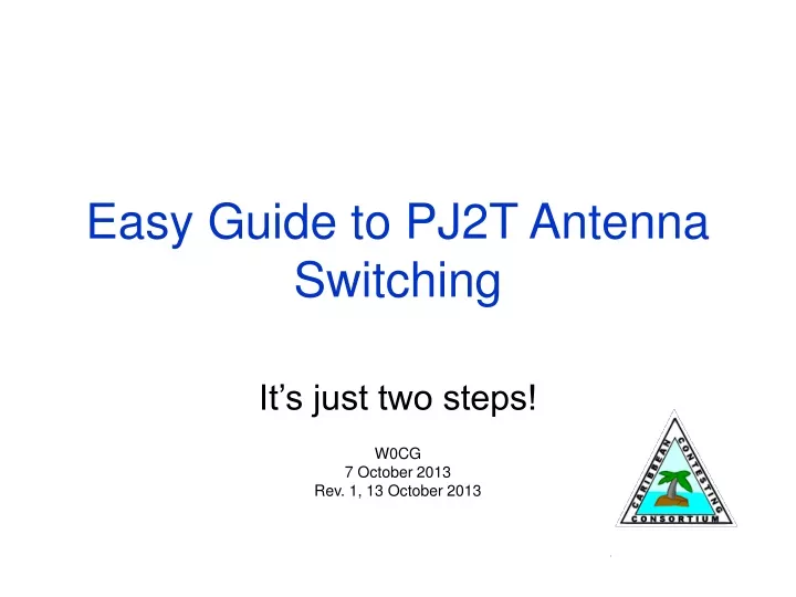 easy guide to pj2t antenna switching