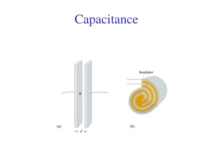 capacitance