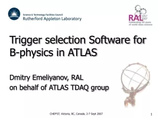 Trigger selection Software for B-physics in ATLAS