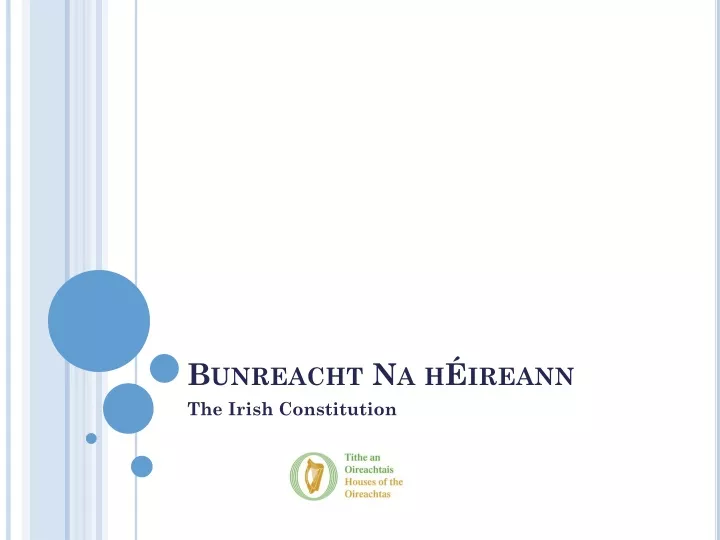 bunreacht na h ireann