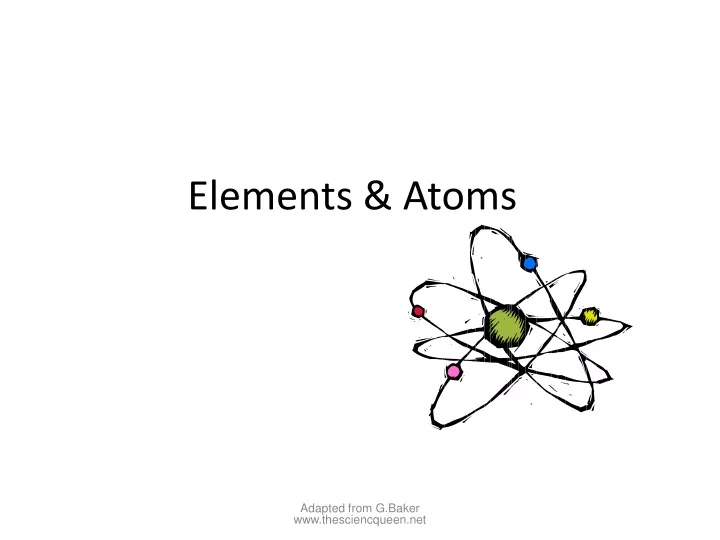 elements atoms