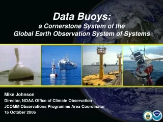 Data Buoys: a Cornerstone System of the Global Earth Observation System of Systems
