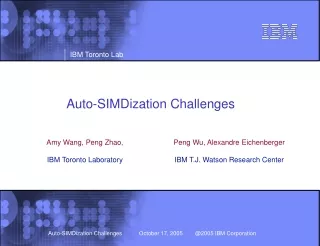 Auto-SIMDization Challenges