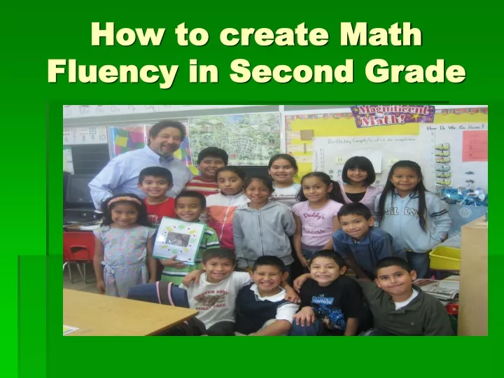 how to create math fluency in second grade