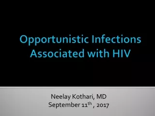 Opportunistic Infections Associated with HIV