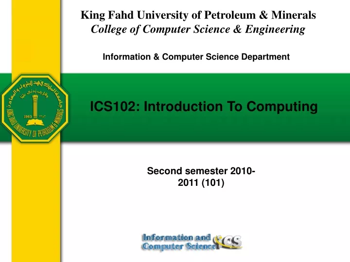 king fahd university of petroleum minerals