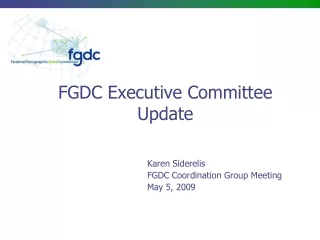 FGDC Executive Committee Update