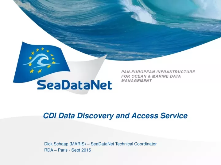 cdi data discovery and access service