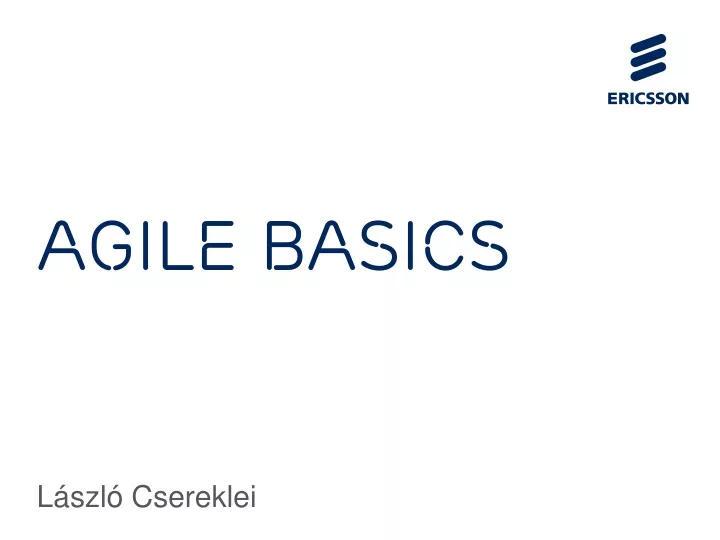 agile basics