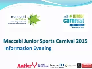 Maccabi Junior Sports Carnival 2015