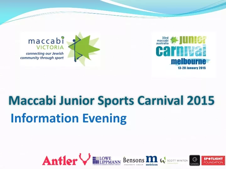 maccabi junior sports carnival 2015
