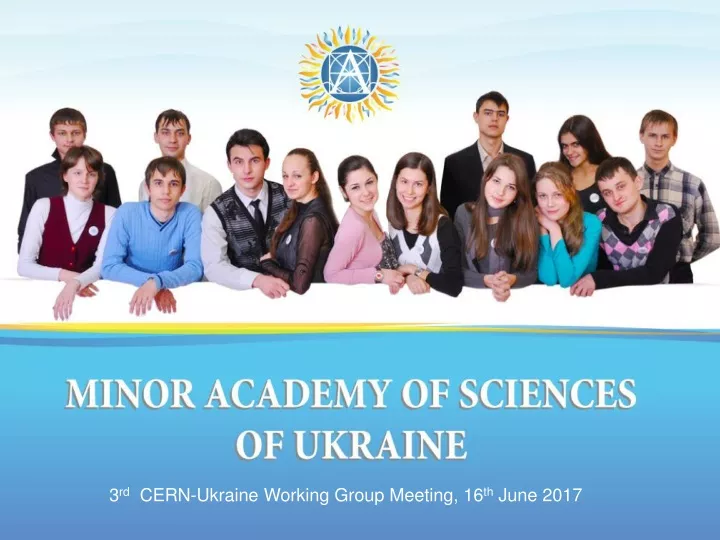 3 rd cern ukraine working group meeting