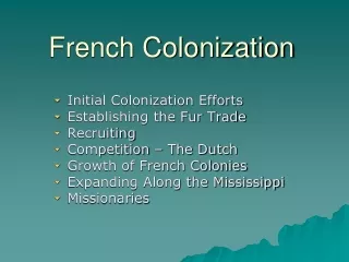 French Colonization