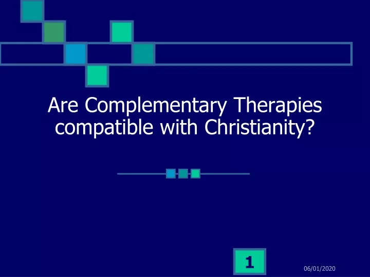 are complementary therapies compatible with christianity