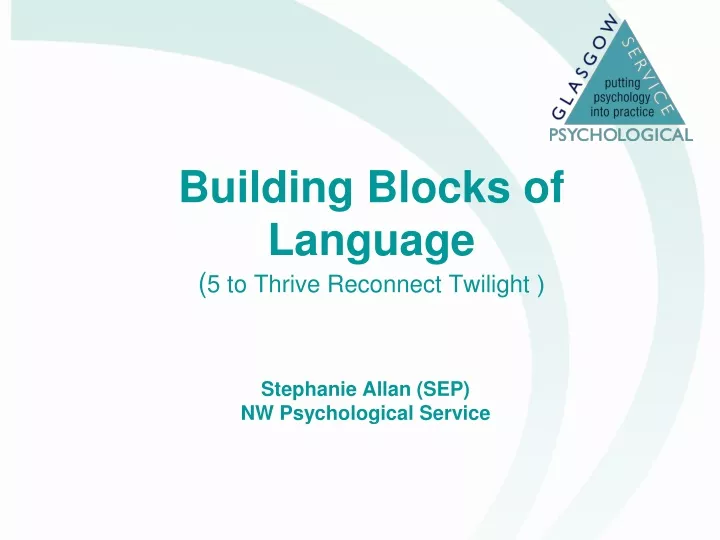 building blocks of language 5 to thrive reconnect twilight