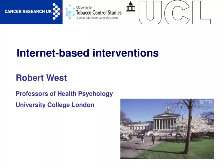 internet based interventions