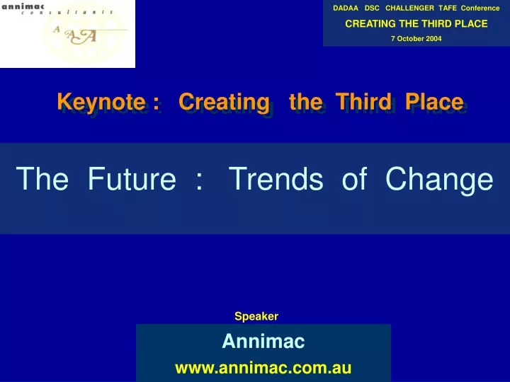 the future trends of change