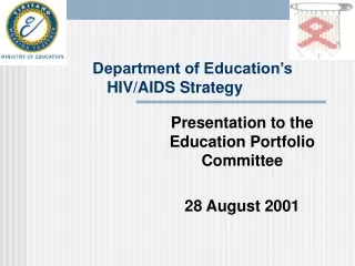 Department of Education’s HIV/AIDS Strategy