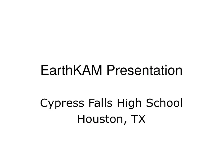 earthkam presentation