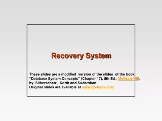 Recovery System