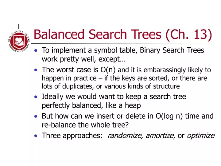 balanced search trees ch 13