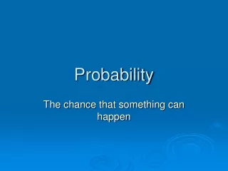 Probability