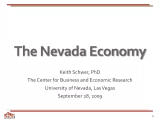The Nevada Economy