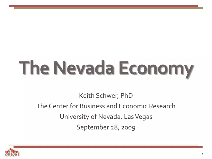 the nevada economy