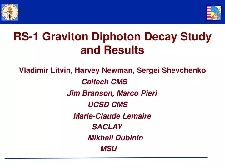 rs 1 graviton diphoton decay study and results