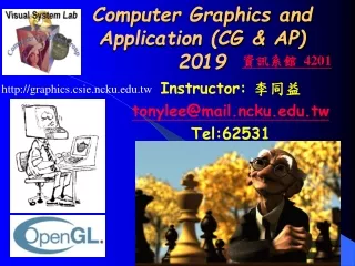Computer Graphics and Application (CG &amp; AP) 2019