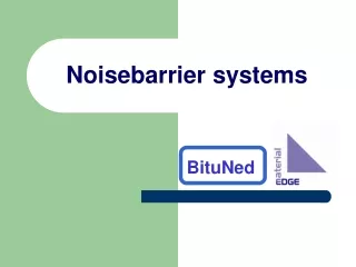 Noisebarrier systems