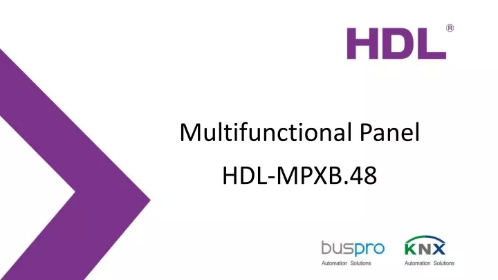 multifunctional panel hdl mpxb 48