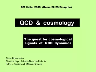 QM Italia, 2009  (Roma 22,23,24 aprile)