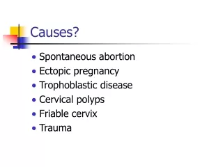 Causes?