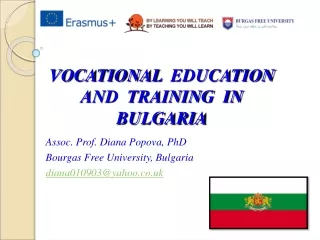 VOCATIONAL   EDUCATION  AND  TRAINING  IN  BULGARIA