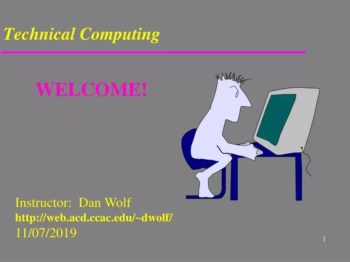 technical computing