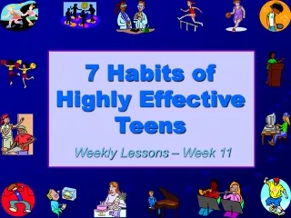 7 Habits of  Highly Effective Teens