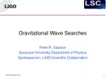 Exploring Gravitational Waves: Mechanisms and Detection - slide 1