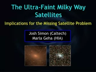 The Ultra-Faint Milky Way Satellites