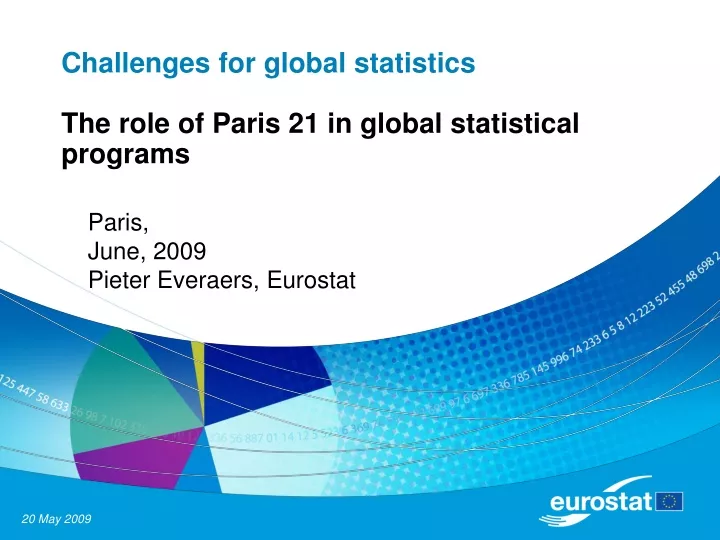 challenges for global statistics the role of paris 21 in global statistical programs