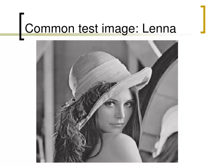 common test image lenna