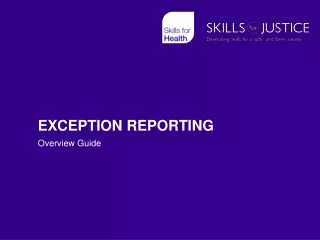 Exception reporting