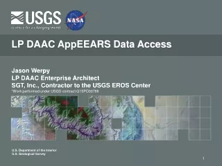 LP DAAC  AppEEARS  Data Access