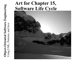 Art for Chapter 15, Software Life Cycle