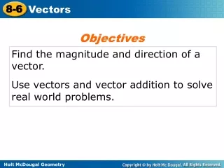 Find the magnitude and direction of a vector.