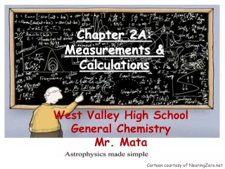 Chapter  2A : Measurements &amp; Calculations