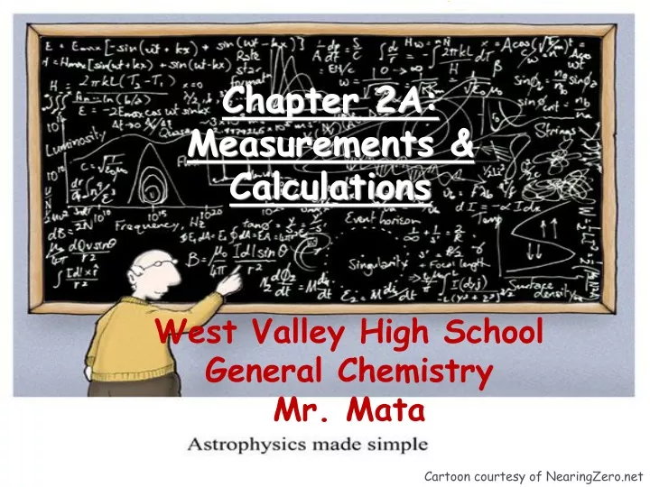 chapter 2a measurements calculations