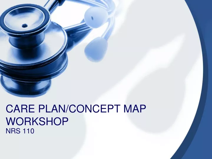 care plan concept map workshop